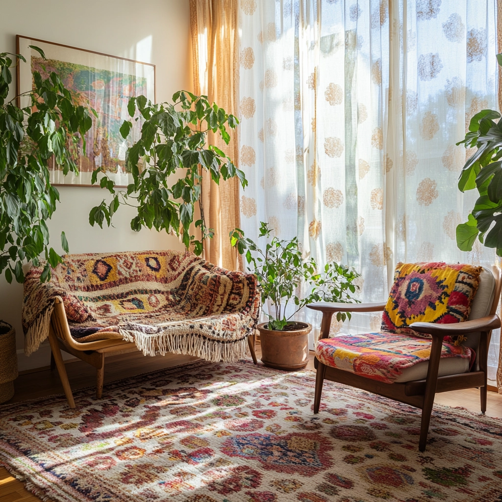 afghan carpet living room 2