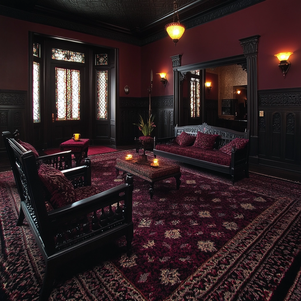 afghan carpet living room 51