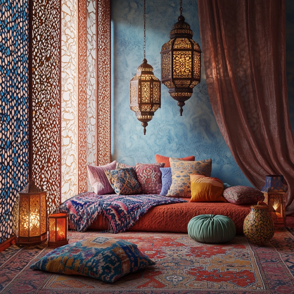 afghan carpet living room 61