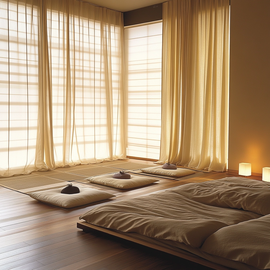 bedroom curtains beige 12