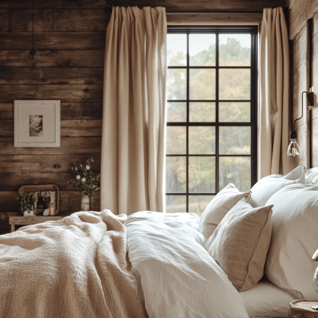 bedroom curtains beige 14