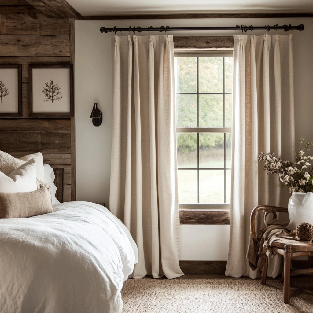 bedroom curtains beige 16