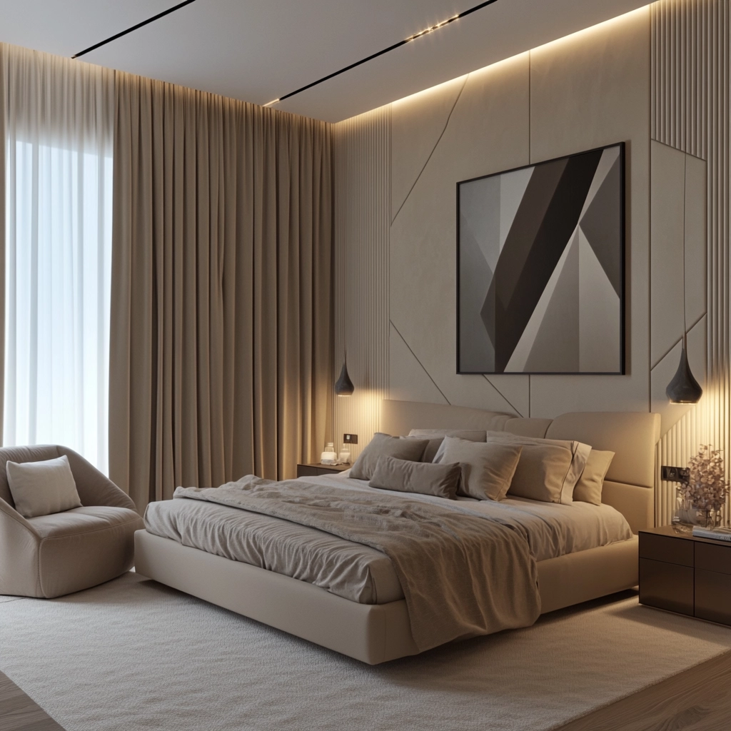 bedroom curtains beige 18