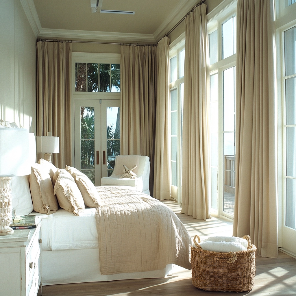 bedroom curtains beige 30