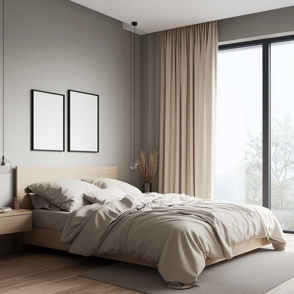 bedroom curtains beige 50