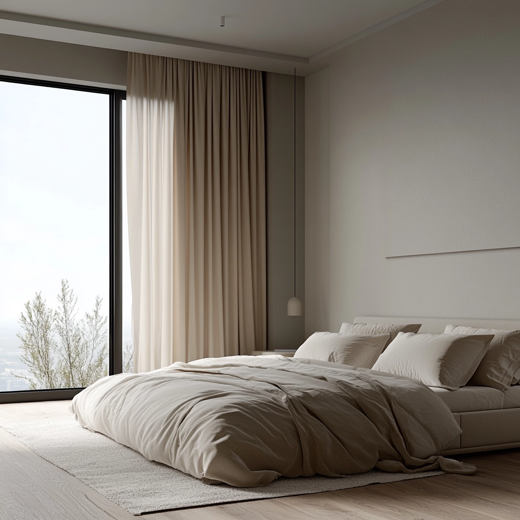 bedroom curtains beige 52