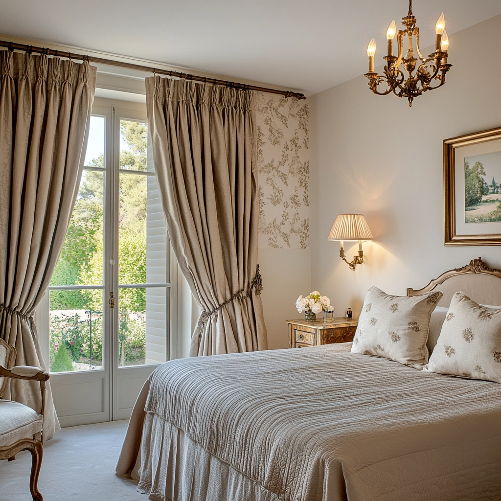 bedroom curtains beige 61