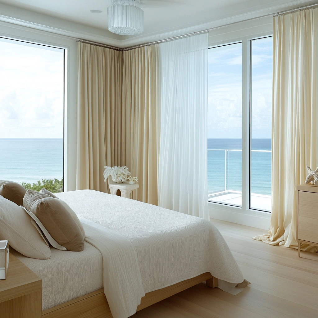 bedroom curtains beige 65