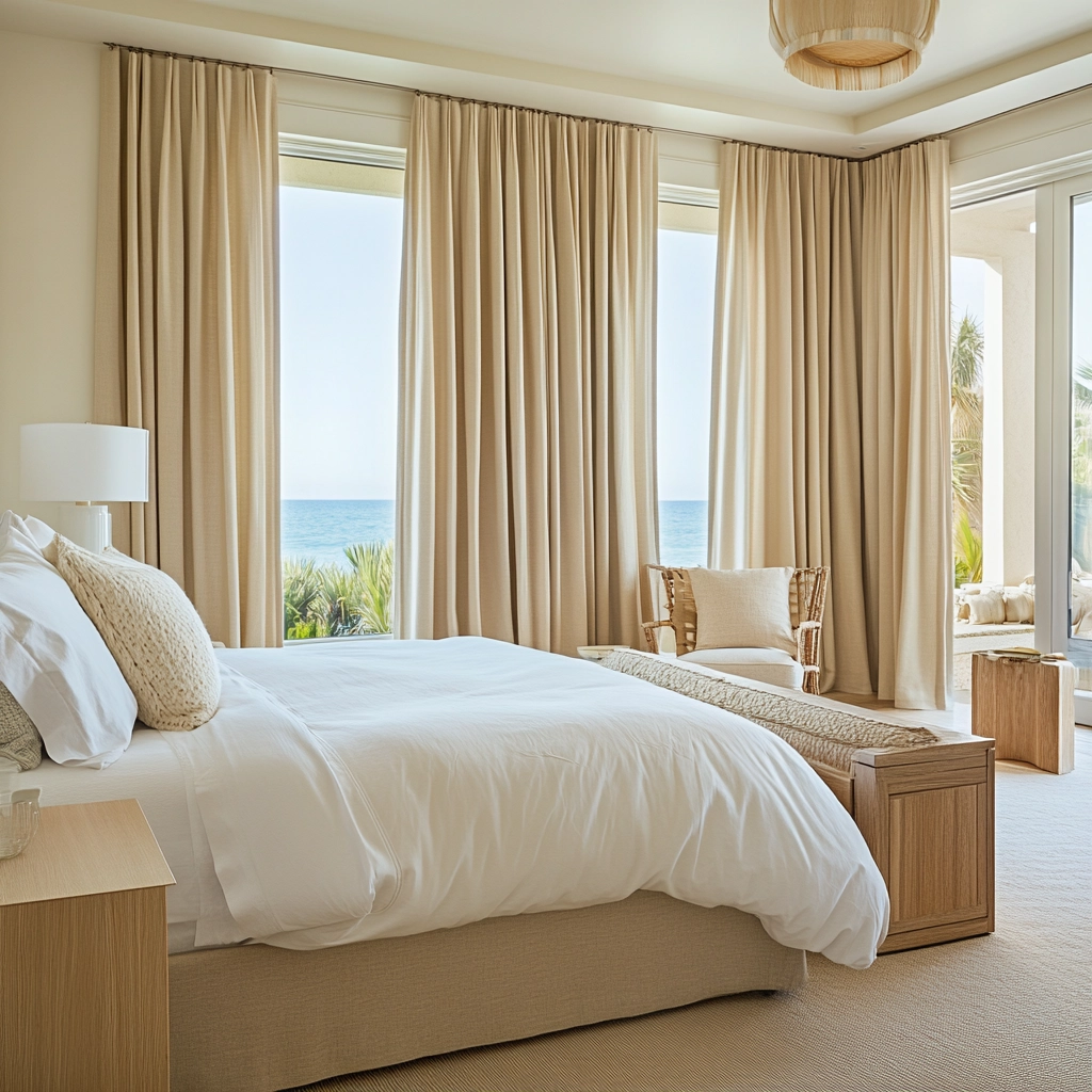 bedroom curtains beige 66