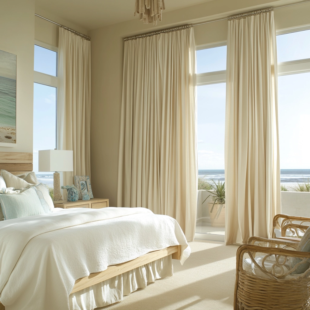 bedroom curtains beige 68
