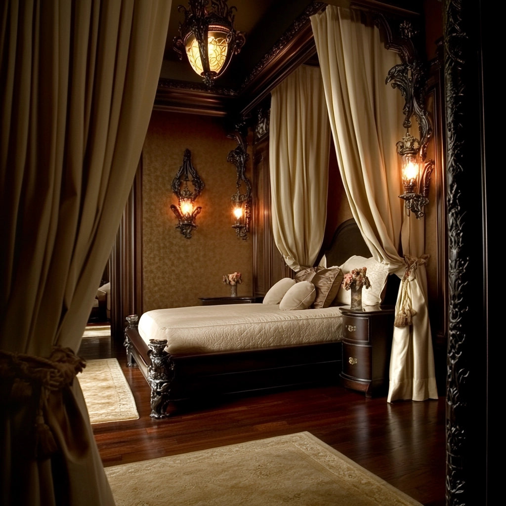 bedroom curtains beige 73