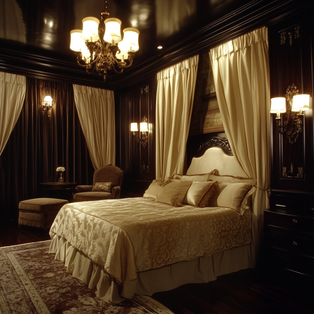 bedroom curtains beige 75