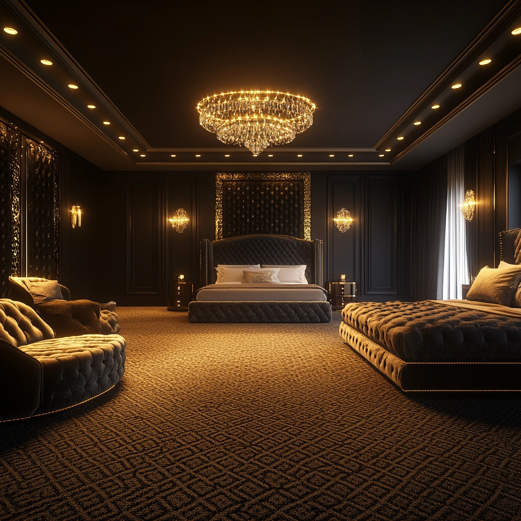 bedroom ideas carpet floor 41