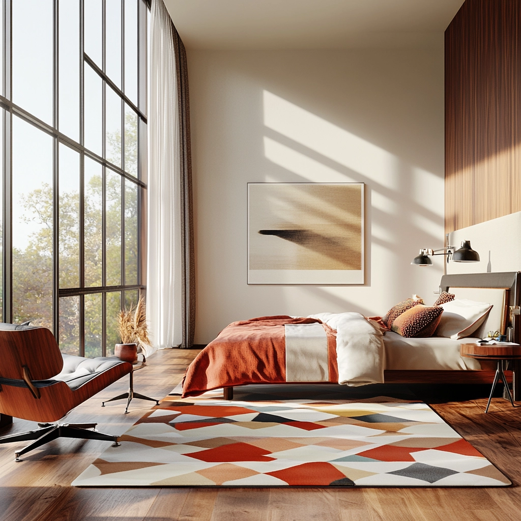 bedroom rug aesthetic 40