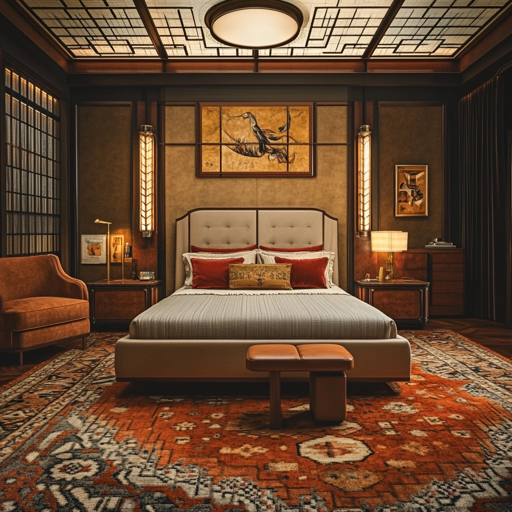 bedroom rug aesthetic 46
