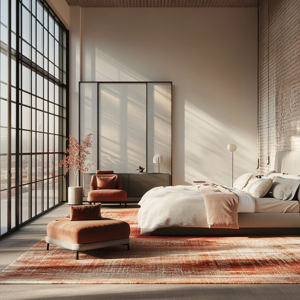 bedroom rug aesthetic 58