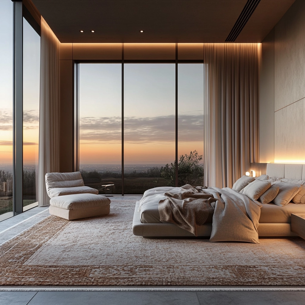 bedroom rug aesthetic 60