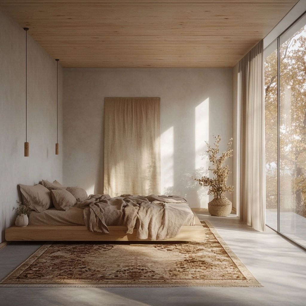 bedroom rug aesthetic 74