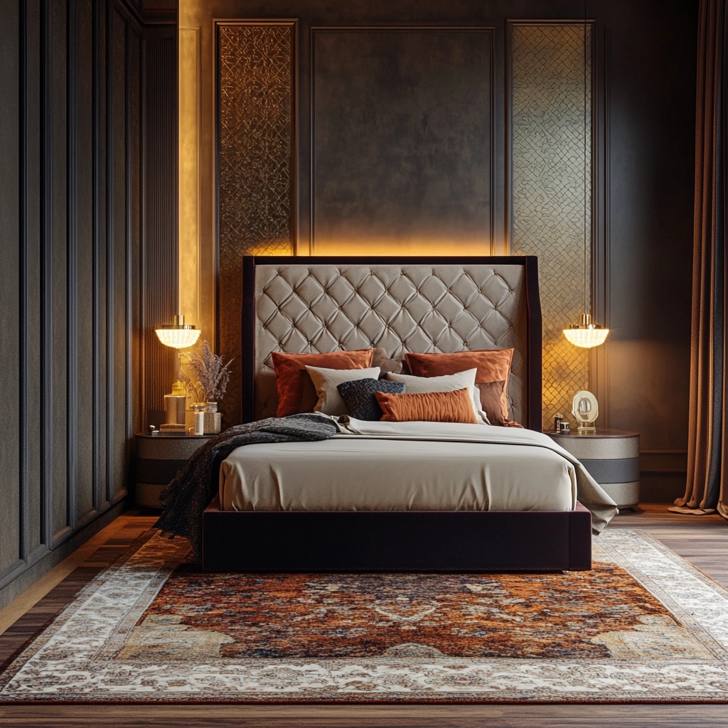 bedroom rug ideas 23