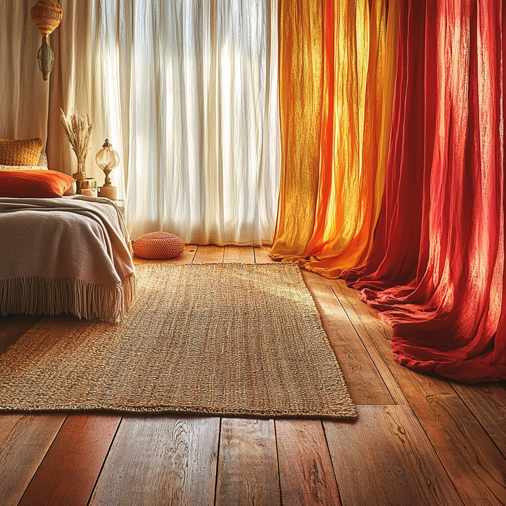 bedroom rug ideas wood floor 10