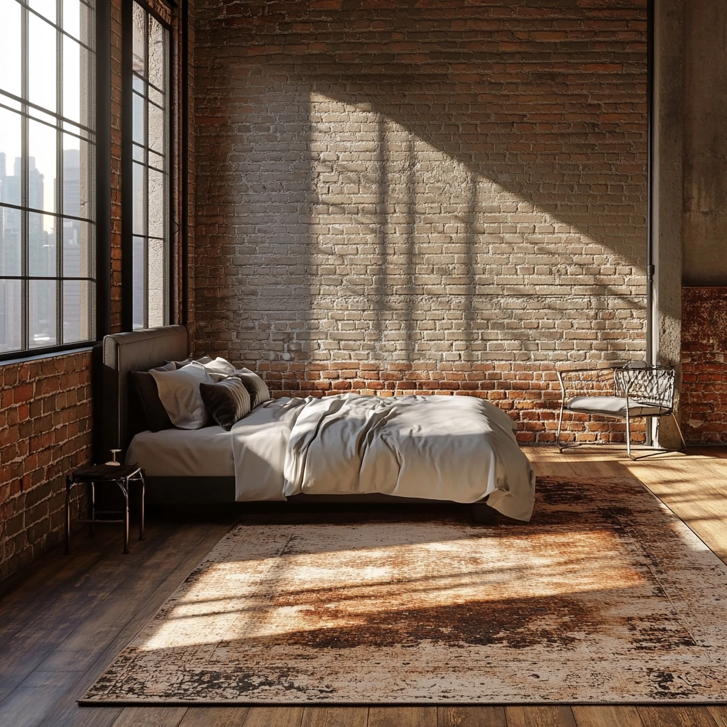 bedroom rug ideas wood floor 13
