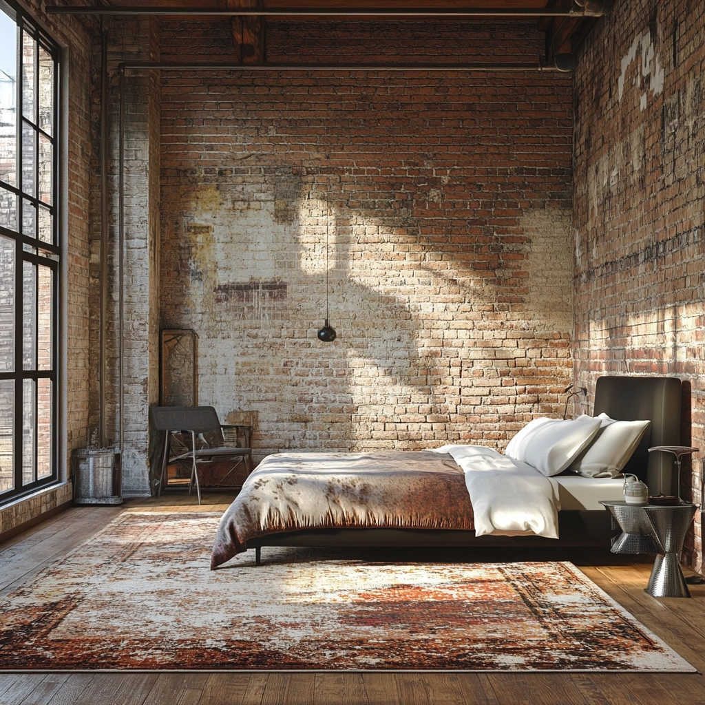 bedroom rug ideas wood floor 16