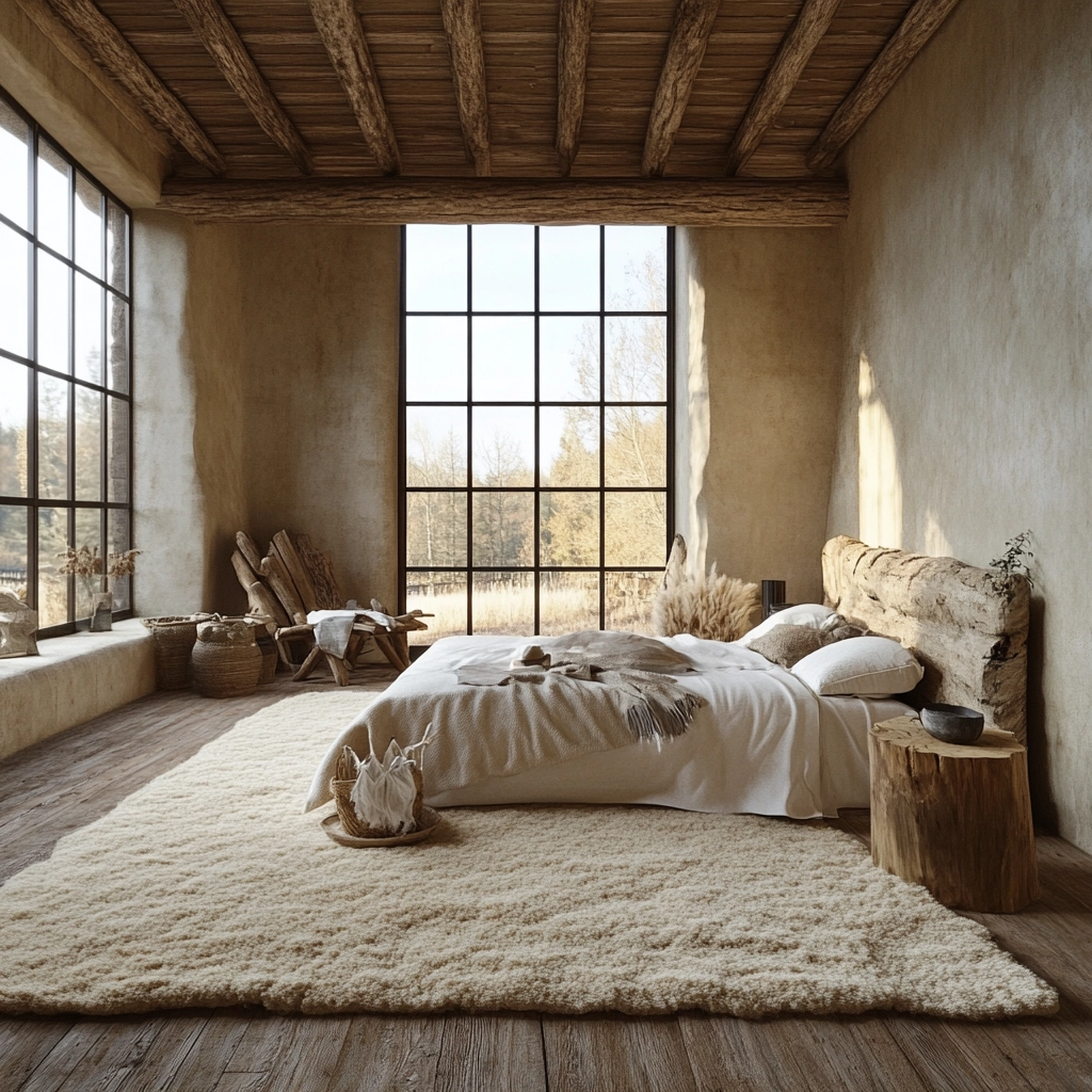 bedroom rug ideas wood floor 22
