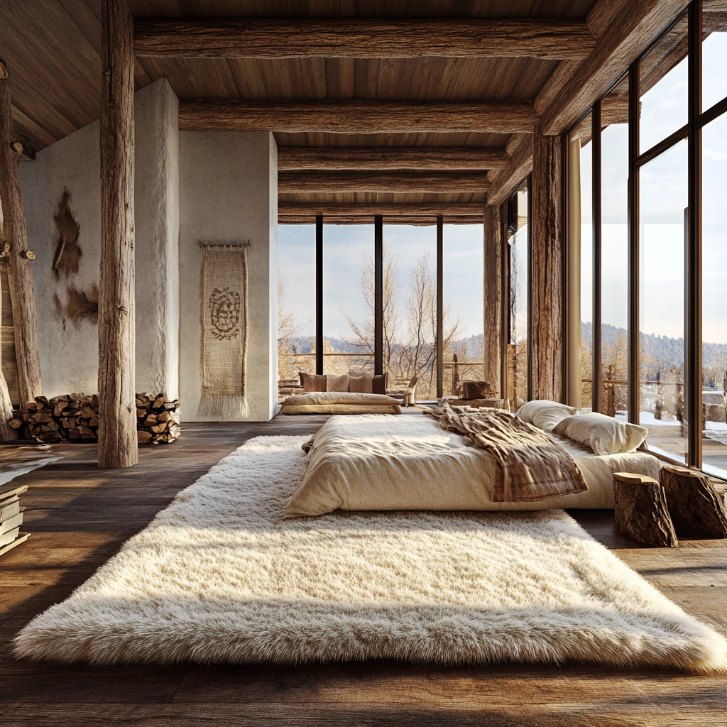 bedroom rug ideas wood floor 24