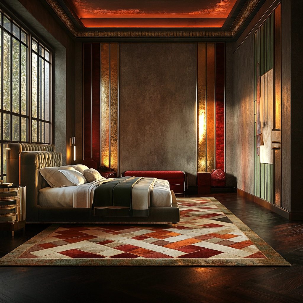bedroom rug ideas wood floor 29