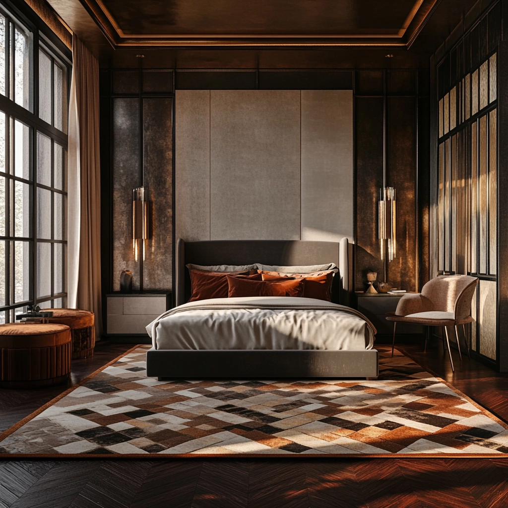 bedroom rug ideas wood floor 30