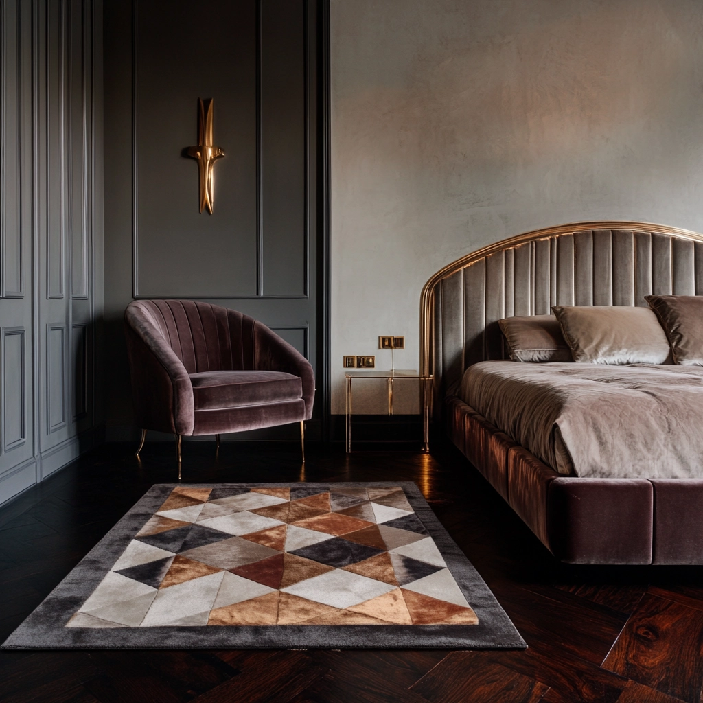 bedroom rug ideas wood floor 31