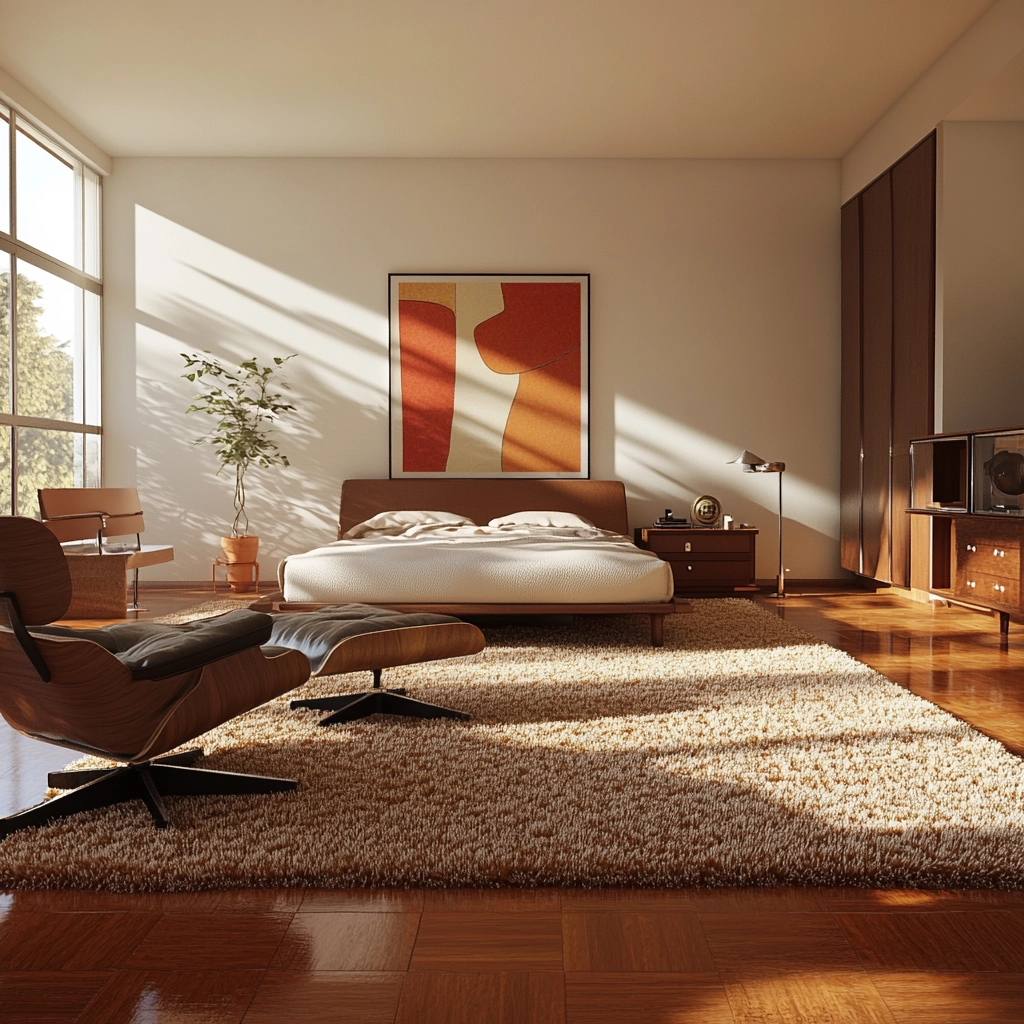 bedroom rug ideas wood floor 37
