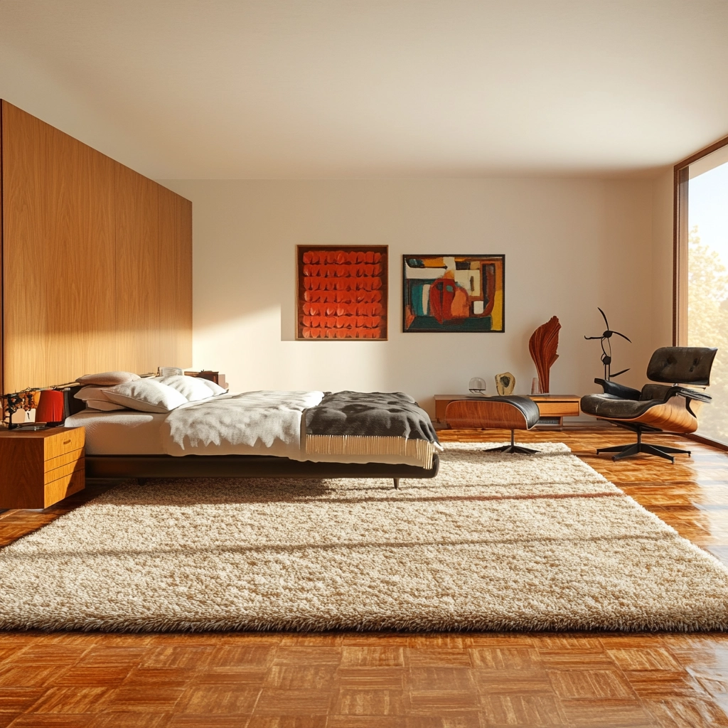 bedroom rug ideas wood floor 38