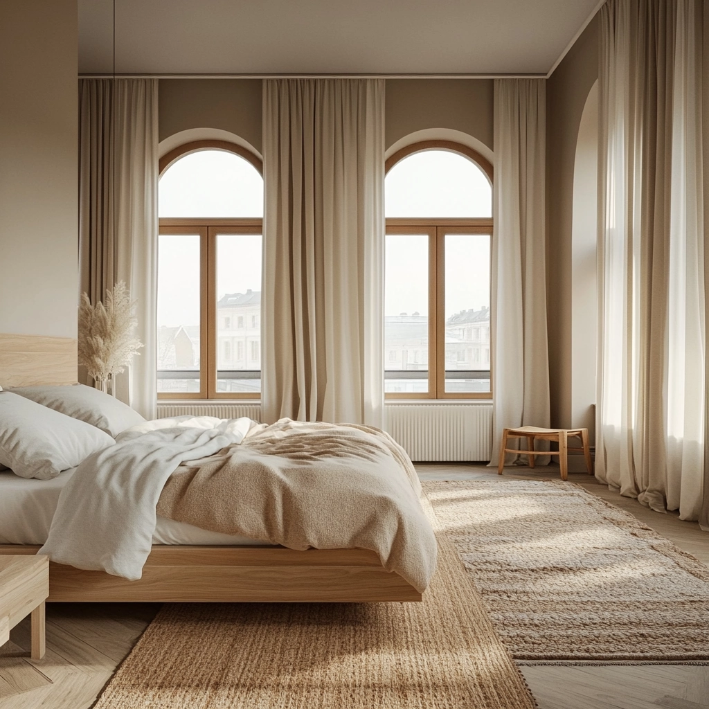bedroom rug ideas wood floor 4