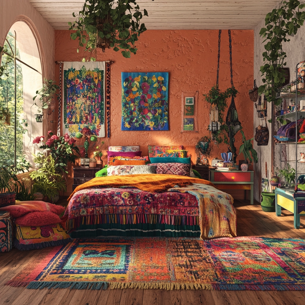 bedroom rug ideas wood floor 46
