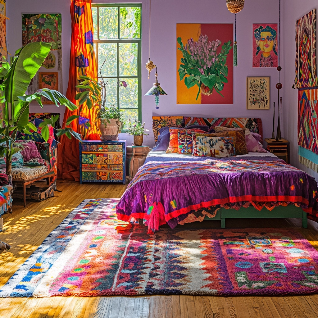 bedroom rug ideas wood floor 47
