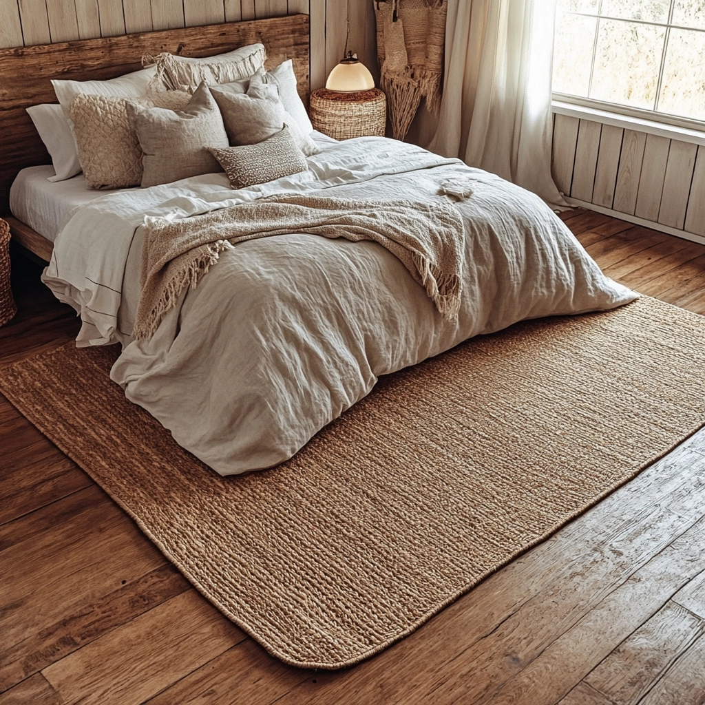 bedroom rug ideas wood floor 52