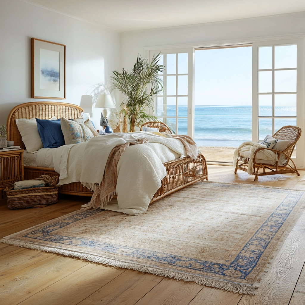 bedroom rug ideas wood floor 55