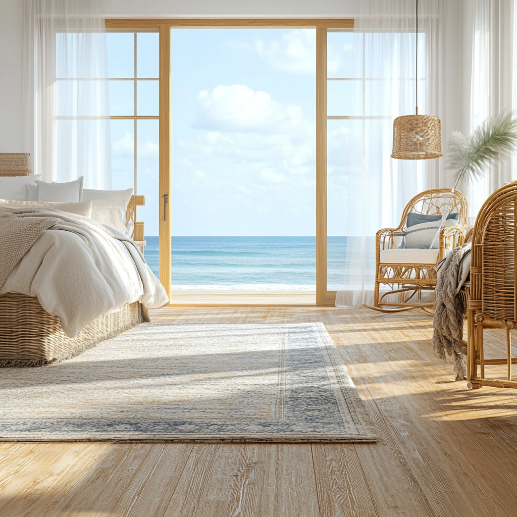 bedroom rug ideas wood floor 56
