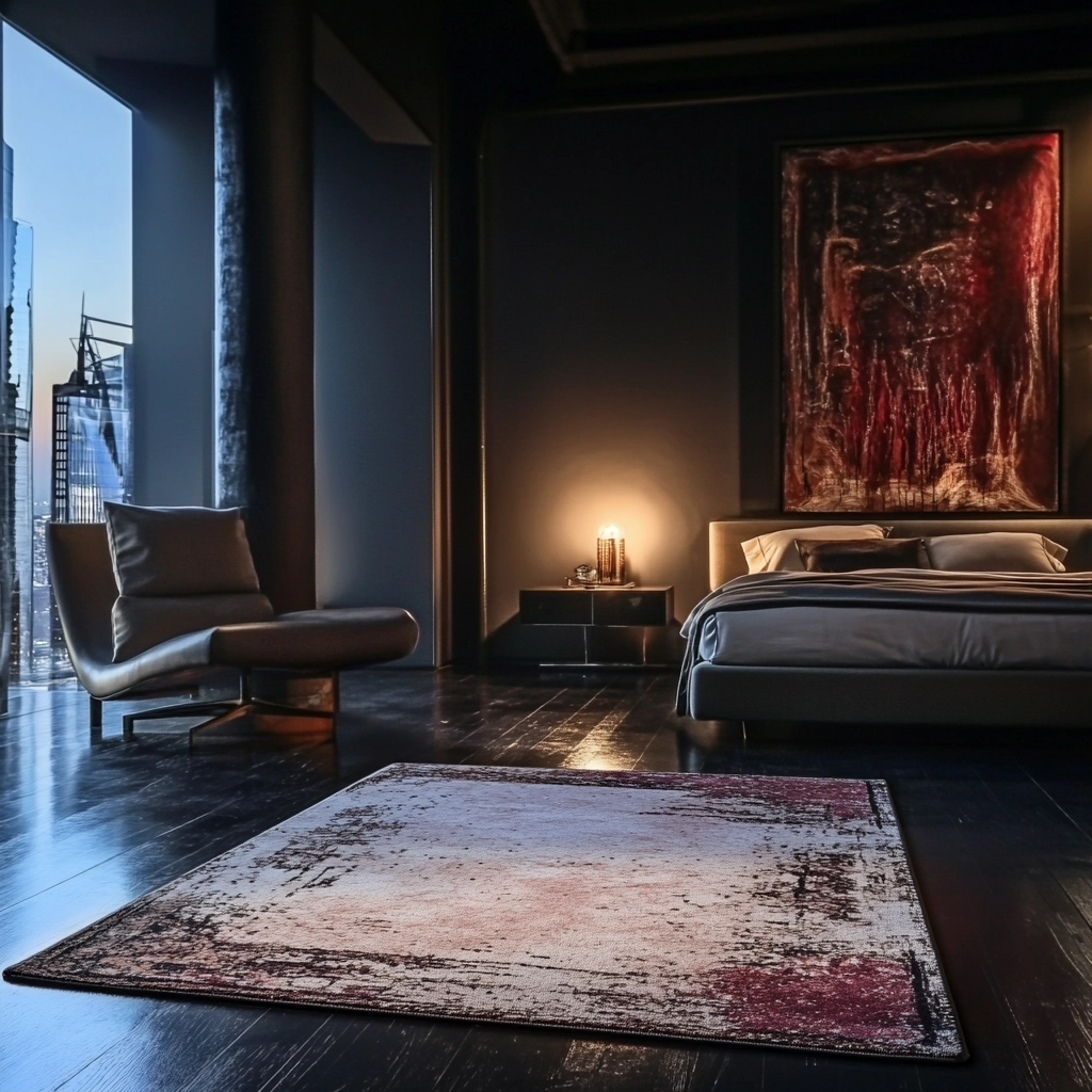 bedroom rug ideas wood floor 59