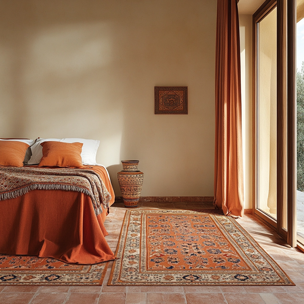 bedroom rug ideas wood floor 65