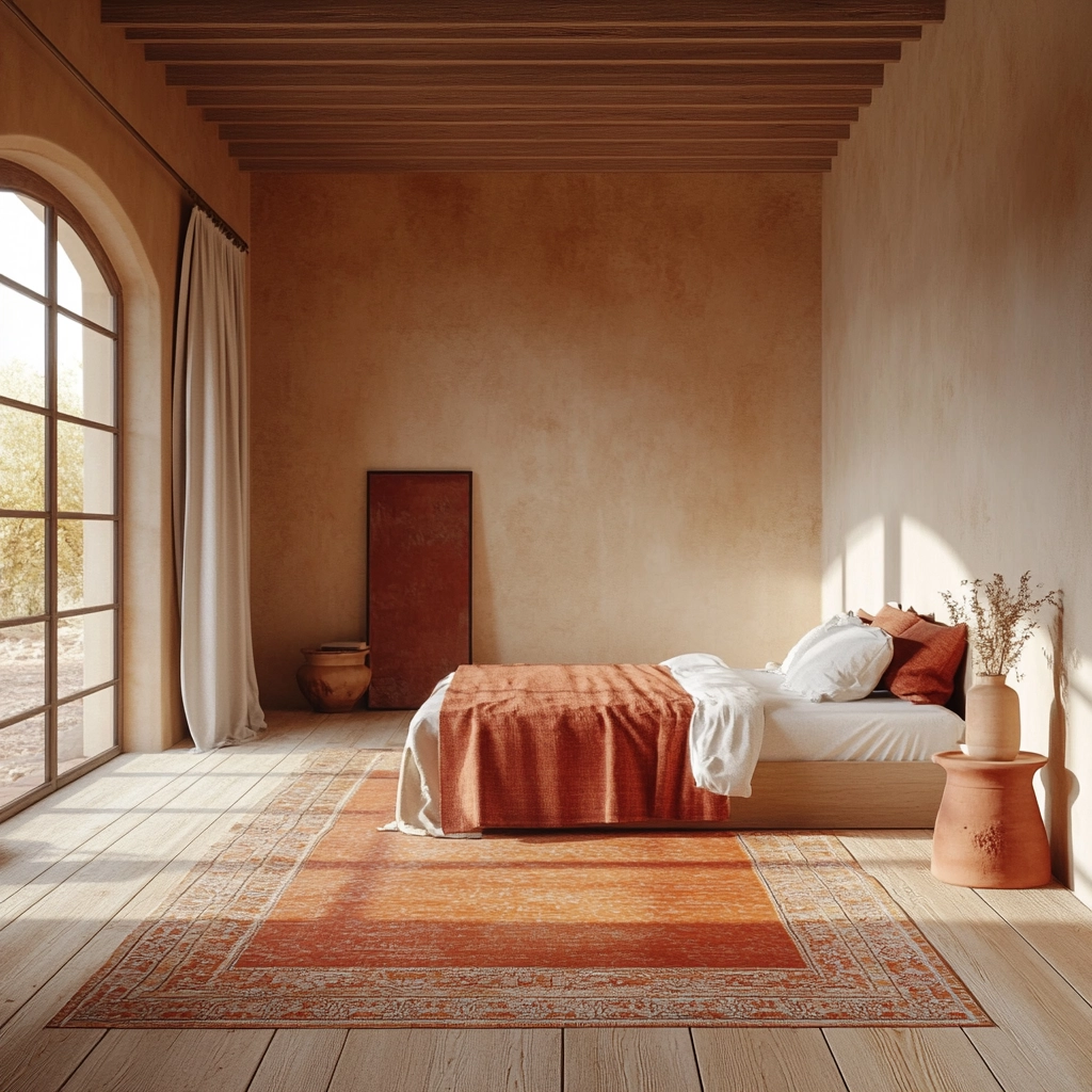 bedroom rug ideas wood floor 68