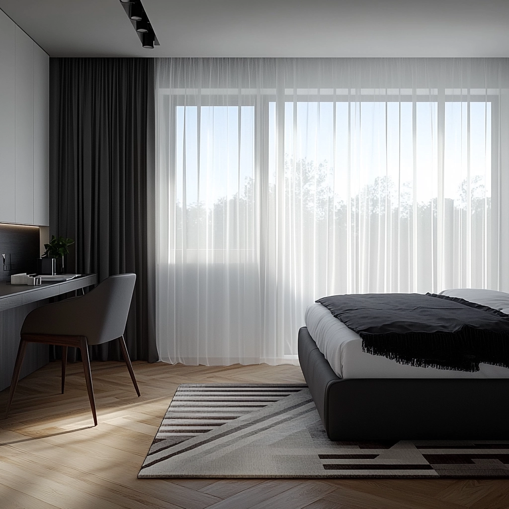 bedroom rug ideas wood floor 7