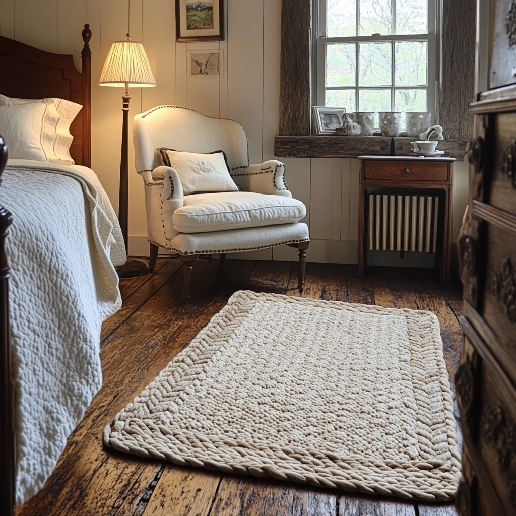 bedroom rug ideas wood floor 74