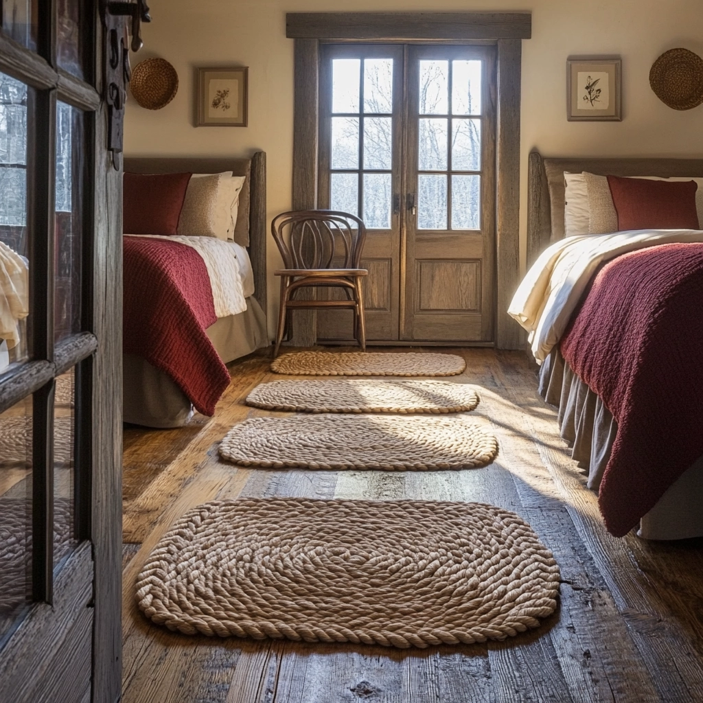 bedroom rug ideas wood floor 76