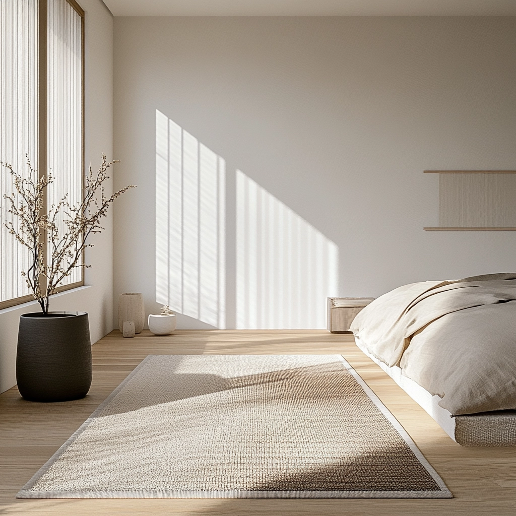 bedroom rug ideas wood floor 79