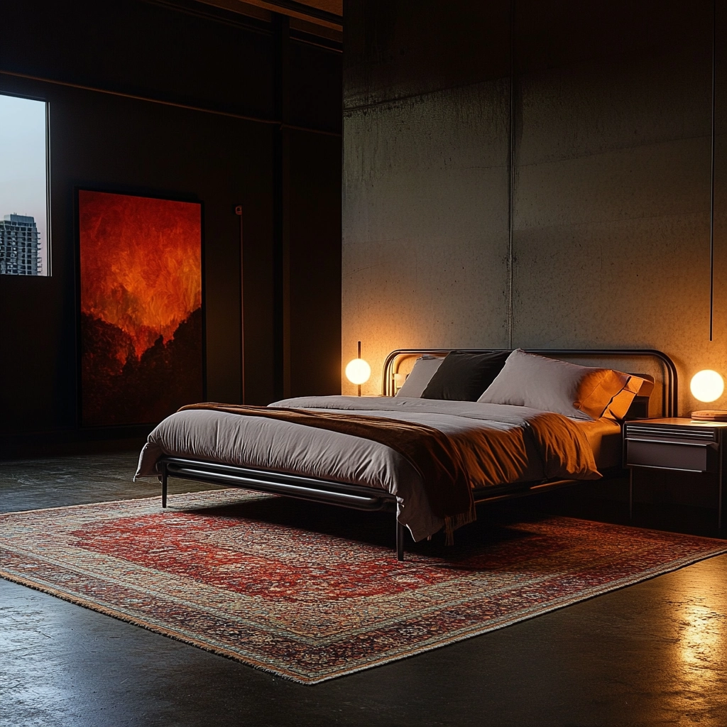 bedroom rug inspiration 12