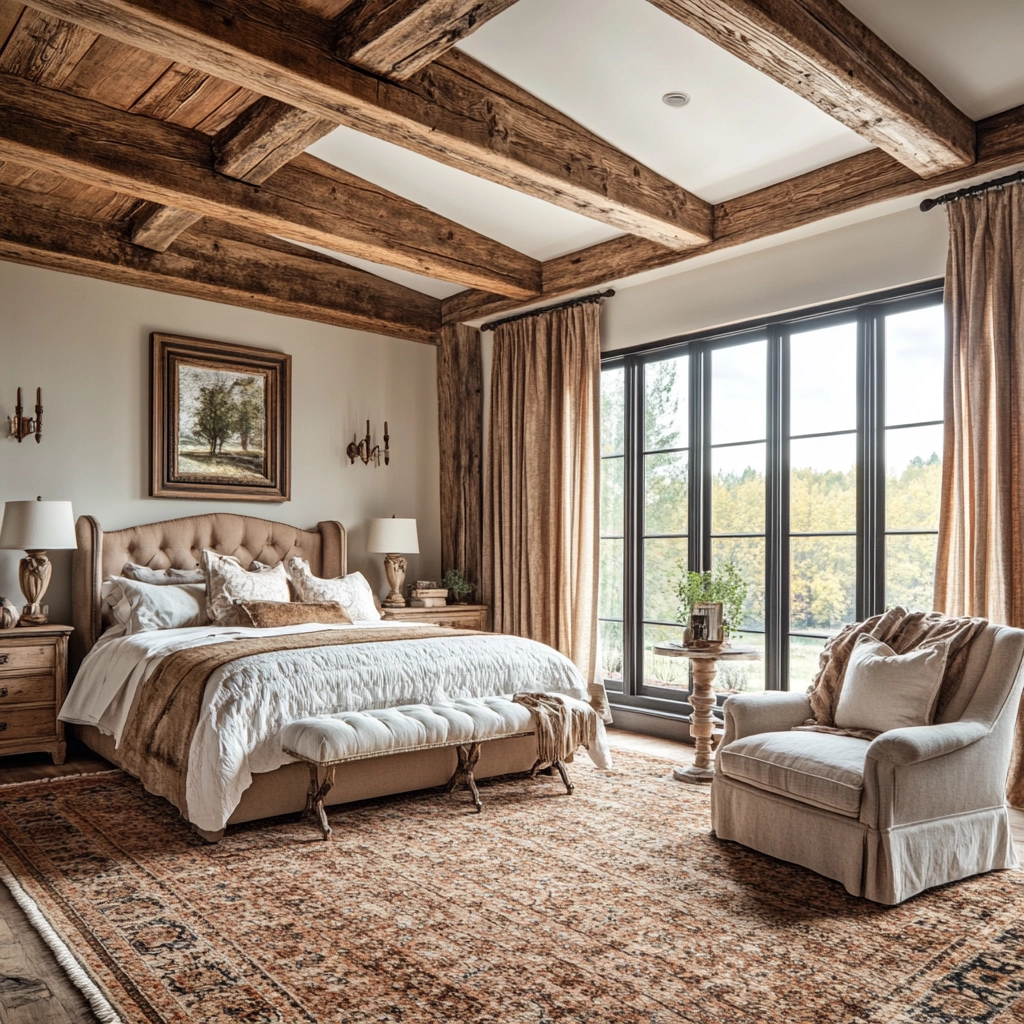bedroom rug placement 27