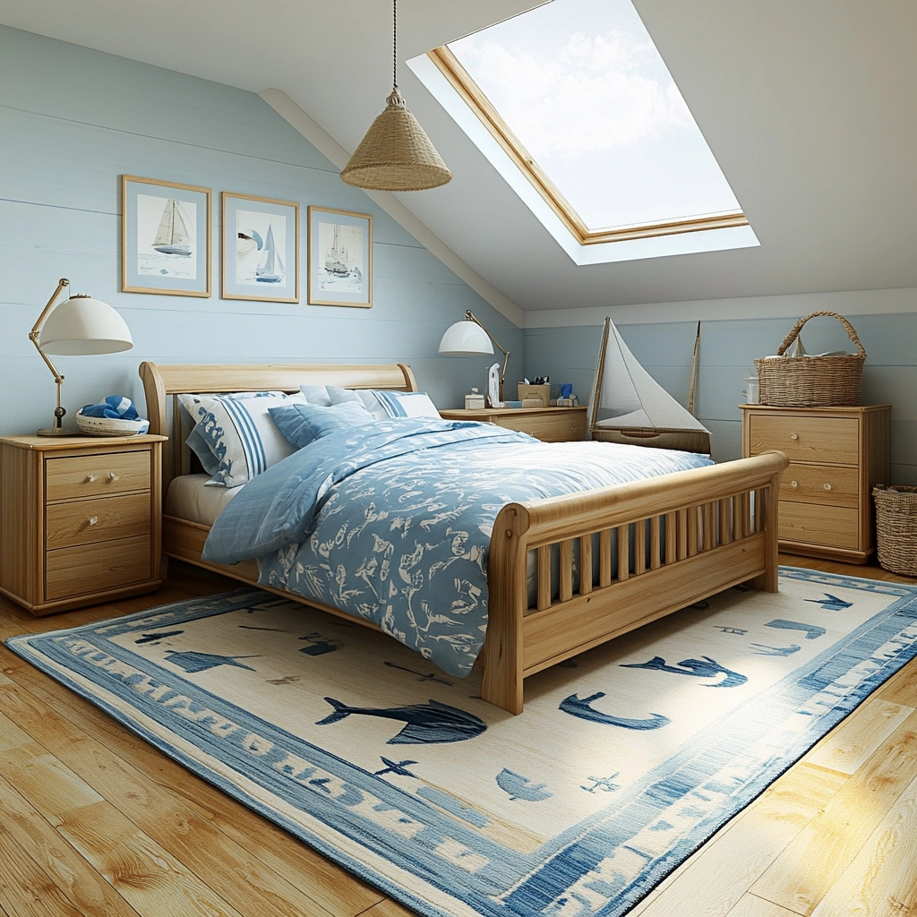 bedroom rug placement 29