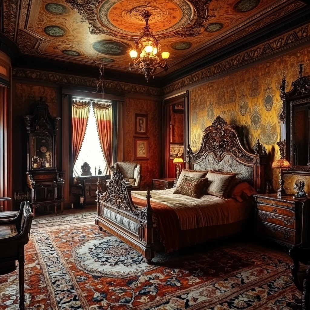 bedroom rug placement 50